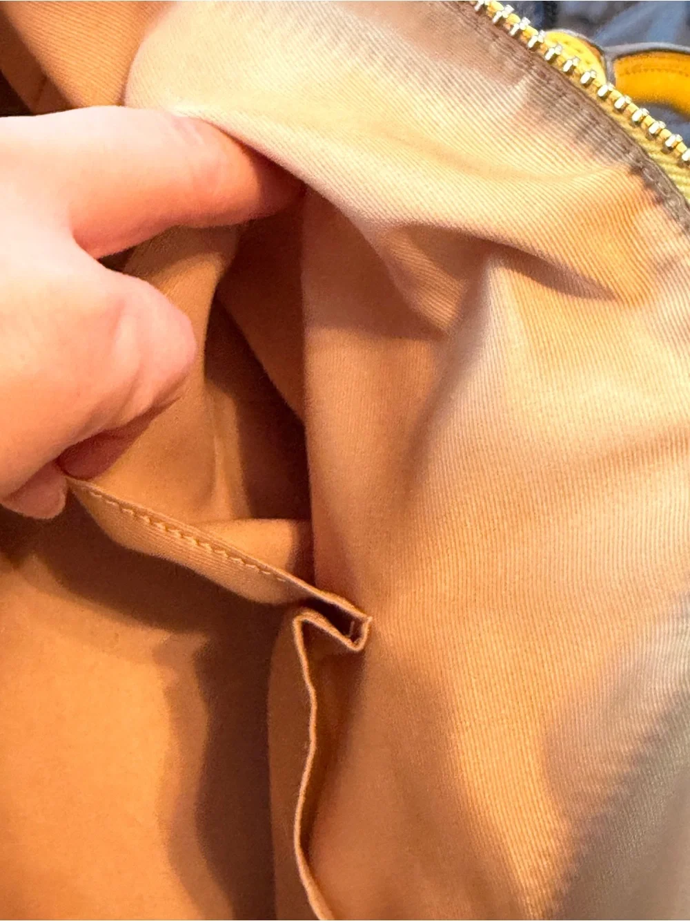 Coach satchel khaki